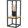 Eglo Tischleuchte Libertad 1 X E27 Schwarz-Braun