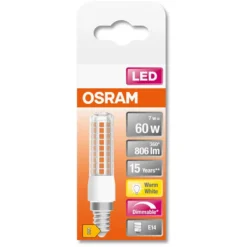 Osram LED-Spezialleuchtmittel T-Slim E27 Warmweiss Dimmbar 7 W / 806 Lm -Lampen & Leuchten affär 552172 5