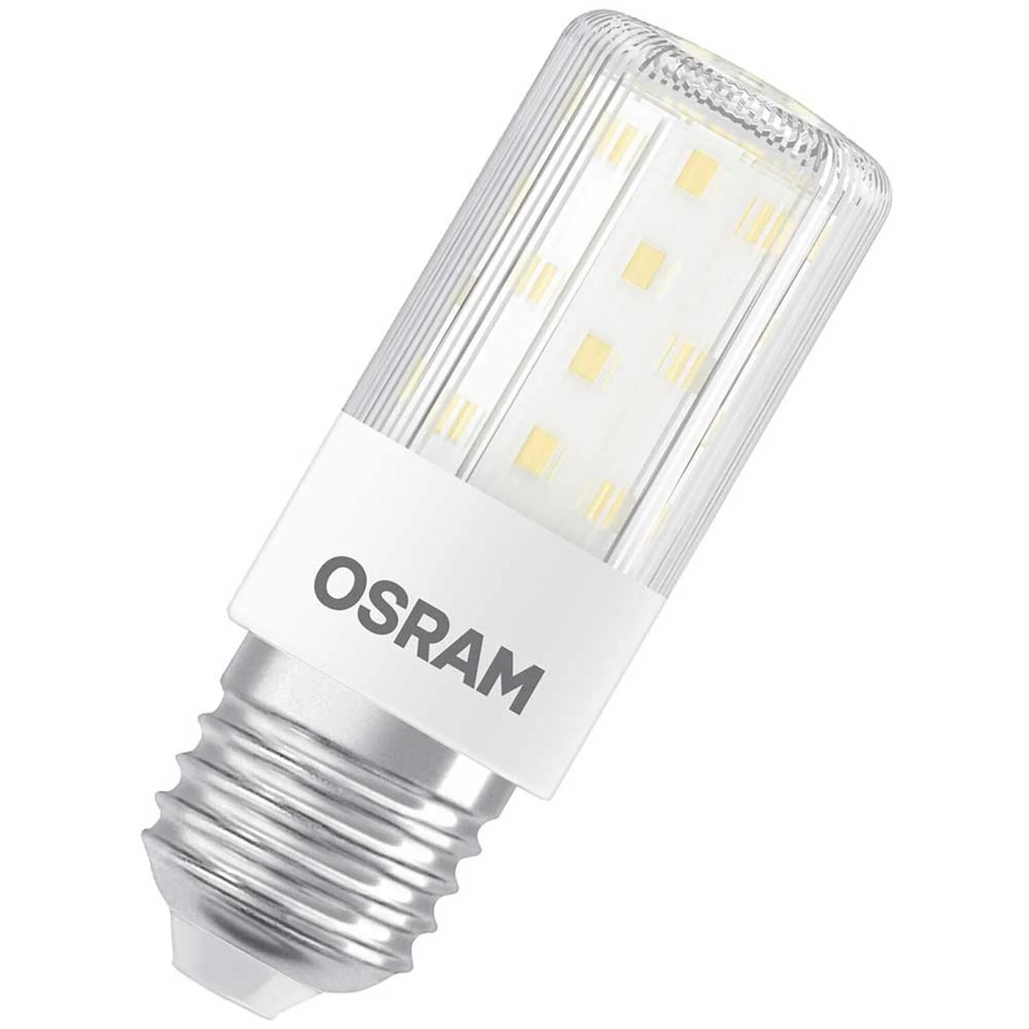 Osram LED-Spezialleuchtmittel T-Slim E27 Warmweiss Dimmbar 7,3 W / 806 Lm 1 Osram LED-Spezialleuchtmittel T-Slim E27 Warmweiss Dimmbar 7,3 W / 806 Lm