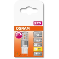 Osram LED-Leuchtmittel PIN G9 Warmweiss Klar 3 W / 230 V / 320 Lm -Lampen & Leuchten affär 552174 5