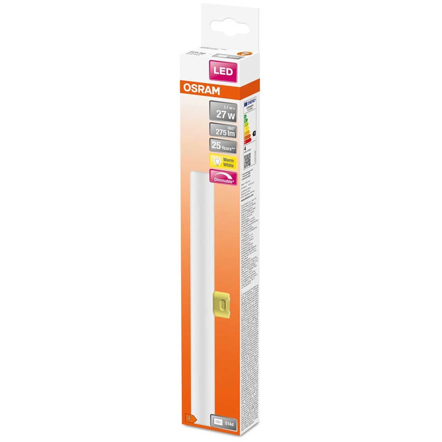 Osram LEDinestra S14D Dimmbar Länge 30 Cm / 3,1 W / 275 Lm 4 Osram LEDinestra S14D Dimmbar Länge 30 Cm / 3,1 W / 275 Lm – Bild 4