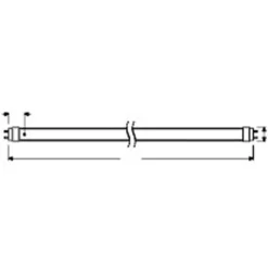 Osram LED-Röhre G13 Tageslicht Matt 6,6 W / 800 Lm -Lampen & Leuchten affär 552192 6