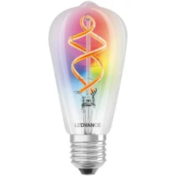 Ledvance Smart+ Wifi-LED-Leuchtmittel Edison Filament E27 RGBW 4,5 W / 300 Lm -Lampen & Leuchten affär 552646 4