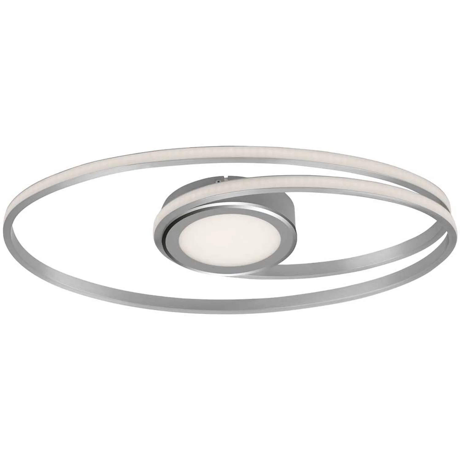 Brilo LED-Deckenleuchte Frame Curl Aluminium 57 X 34 Cm / 22 W 1 Brilo LED-Deckenleuchte Frame Curl Aluminium 57 X 34 Cm / 22 W