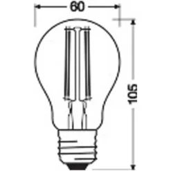 Ledvance LED-Leuchtmittel In Glühlampenform Smart 6 W / 827 Lm -Lampen & Leuchten affär 553735 6