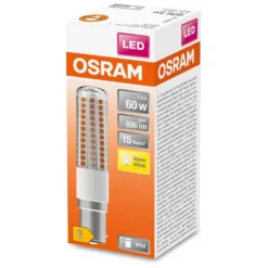 Osram LED-Speziallampe T-Slim B15D Warmweiss 7 W / 806 Lm 15 Osram LED-Speziallampe T-Slim B15D Warmweiss 7 W / 806 Lm -Lampen & Leuchten affär 553739 4