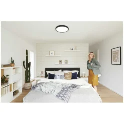 Ledvance Deckenleuchte Orbis Circle Mit Farbwechsel Schwarz Ø 46 Cm -Lampen & Leuchten affär 553748 7