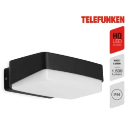 Telefunken Aussenleuchte Mainz LED Rechteckig Schwarz 14 W / 1'500 Lm