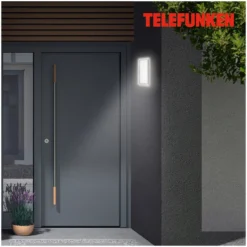 Telefunken Aussenleuchte Nizza LED Rechteckig Silber 16 W / 2'000 Lm -Lampen & Leuchten affär 553788 4