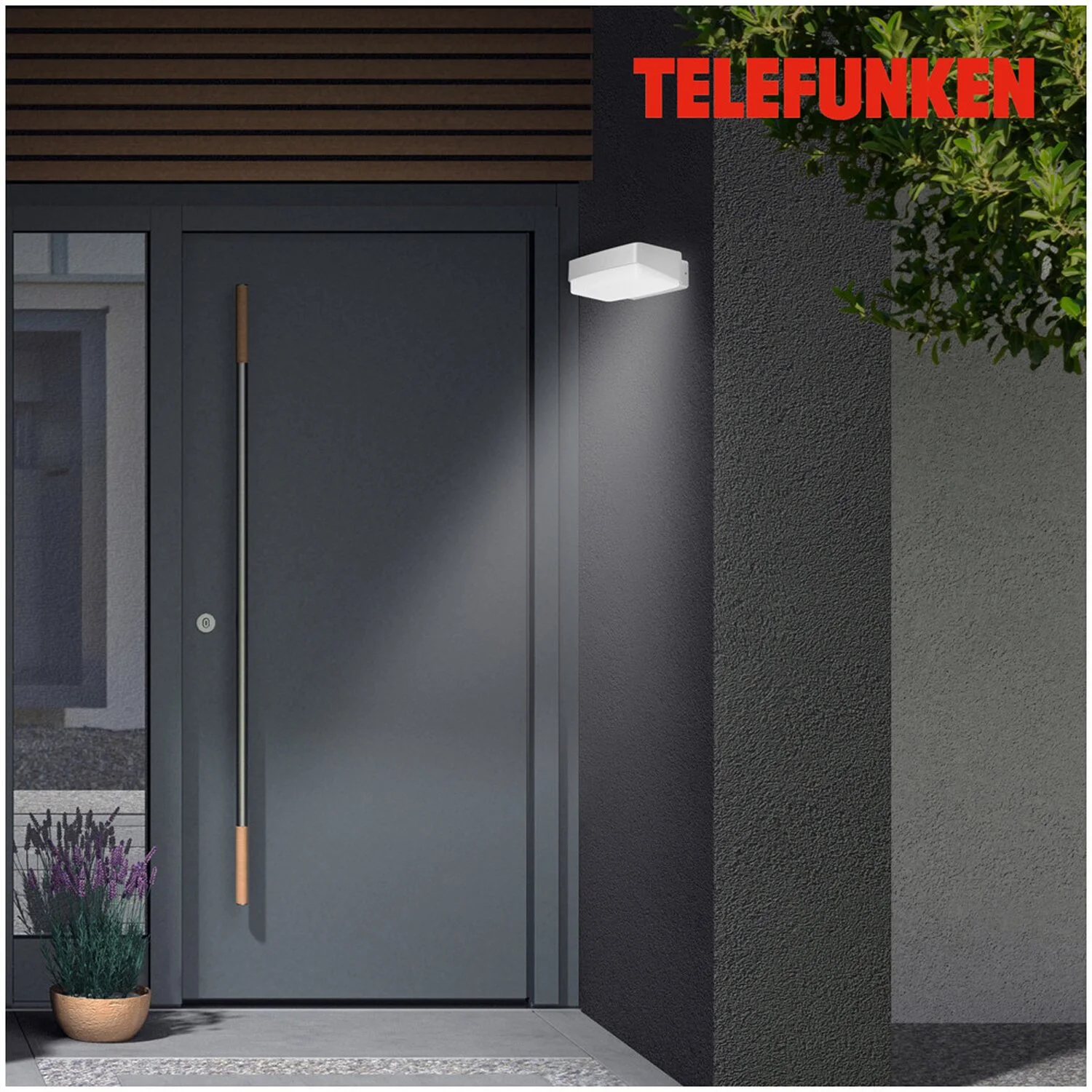 Telefunken Aussenleuchte Mainz LED Rechteckig Silber 14 W / 1'500 Lm 3 Telefunken Aussenleuchte Mainz LED Rechteckig Silber 14 W / 1'500 Lm – Bild 3