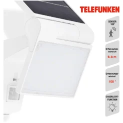 Telefunken Aussenleuchte Metz LED Rechteckig Weiss 3 W / 420 Lm -Lampen & Leuchten affär 553795 4