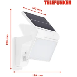 Telefunken Aussenleuchte Metz LED Rechteckig Weiss 3 W / 420 Lm -Lampen & Leuchten affär 553795 6