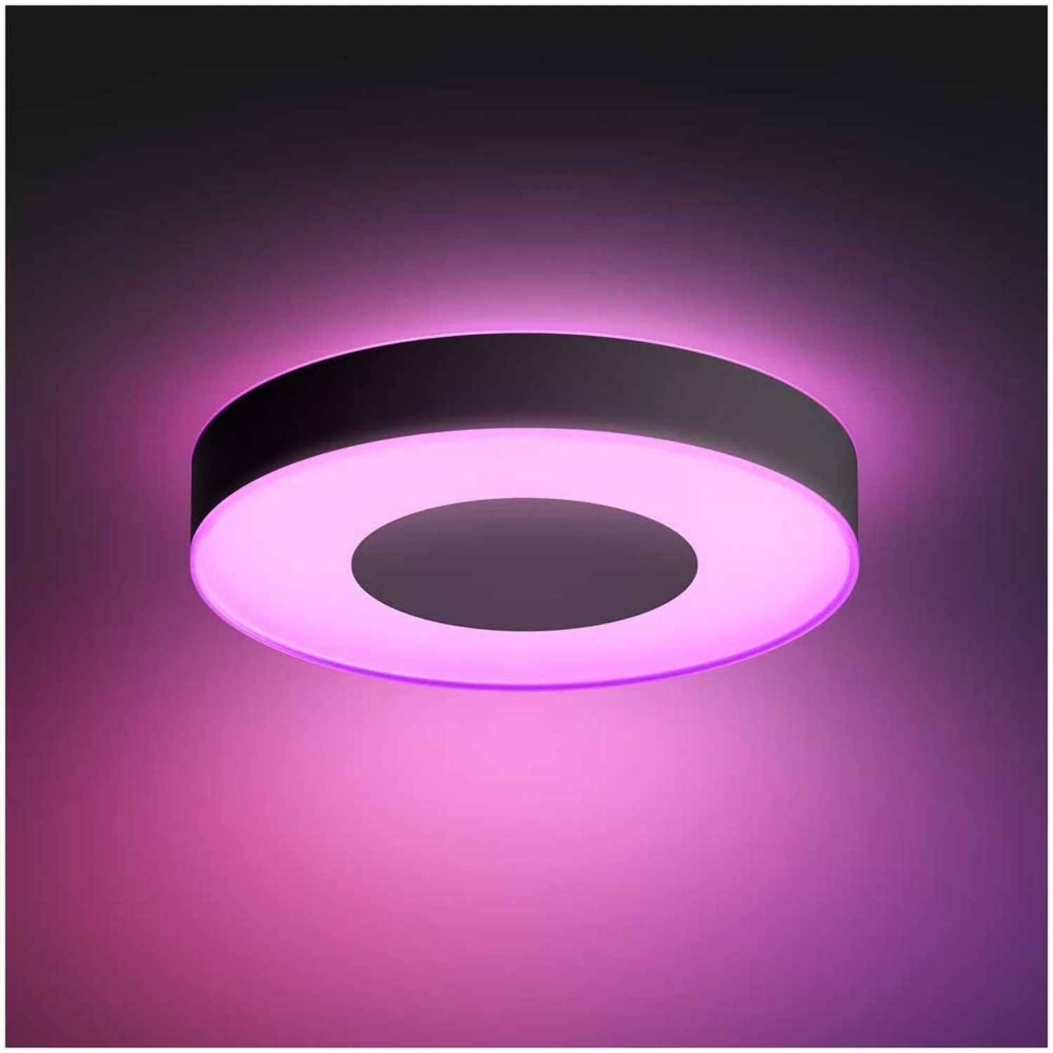 Philips Hue White & Color Ambiance LED-Deckenleuchte Infuse Schwarz 52,5 W 1 Philips Hue White & Color Ambiance LED-Deckenleuchte Infuse Schwarz 52,5 W