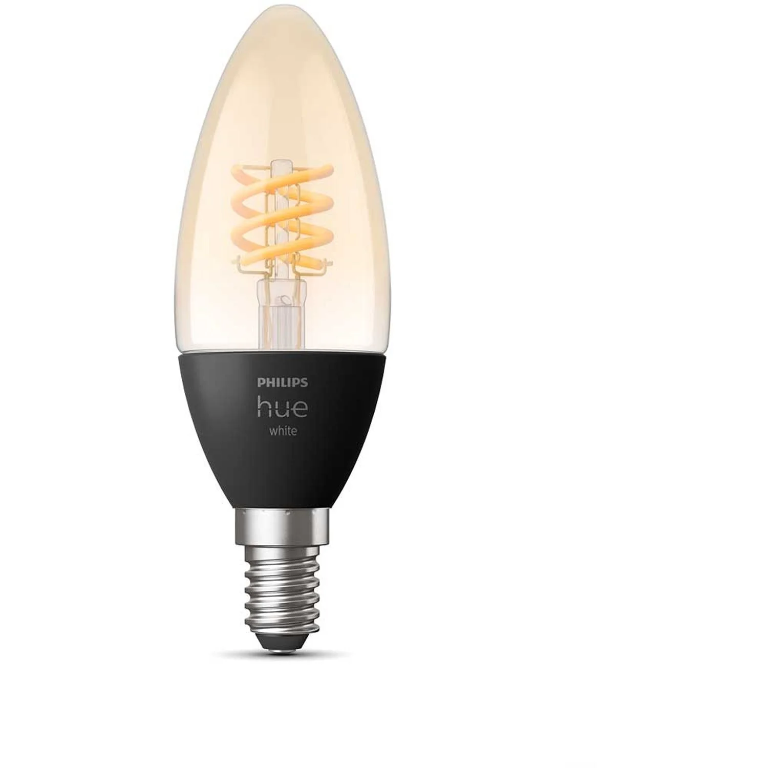 Philips Hue White LED-Leuchtmittel Kerze E14 Filament 4,5 W 1 Philips Hue White LED-Leuchtmittel Kerze E14 Filament 4,5 W