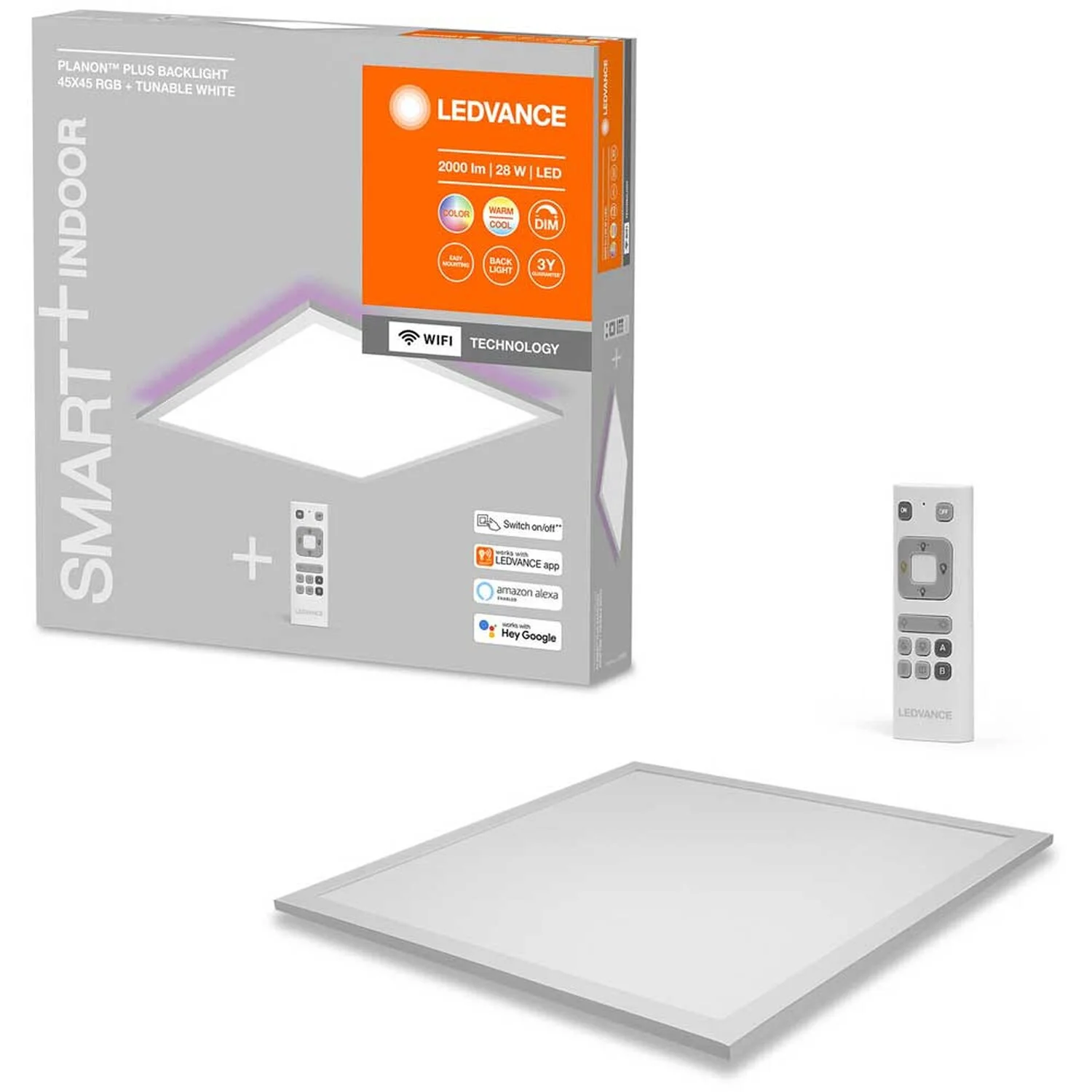 Ledvance LED-Leuchte Planon Plus Backlight Smart+ Weiss 45 X 45 Cm 2 Ledvance LED-Leuchte Planon Plus Backlight Smart+ Weiss 45 X 45 Cm – Bild 2