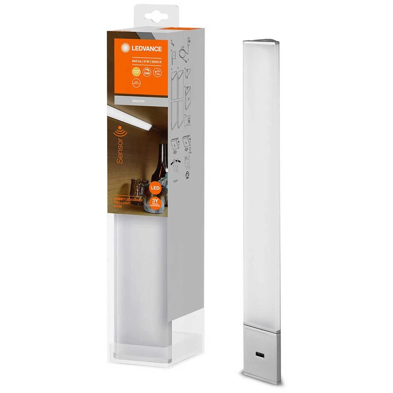 Ledvance LED-Unterbauleuchte Cabinet LED Corner Two Light Länge 35 Cm 2 Ledvance LED-Unterbauleuchte Cabinet LED Corner Two Light Länge 35 Cm – Bild 2