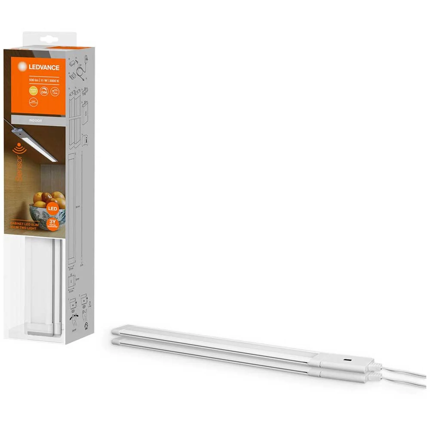 Ledvance LED-Unterbauleuchte Cabinet LED Slim Two Light Länge 30 Cm 2 Ledvance LED-Unterbauleuchte Cabinet LED Slim Two Light Länge 30 Cm – Bild 2