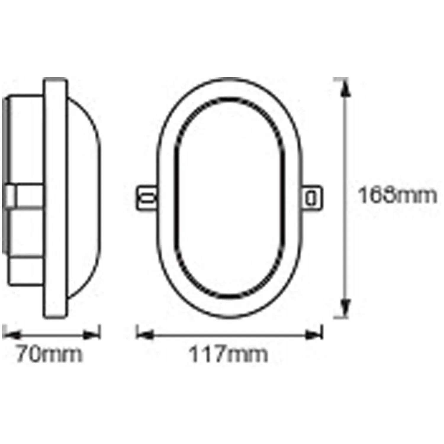 Ledvance LED-Leuchte Bulkhead Weiss (HxBxT) 177 X 124 X 78 Mm / 6 W 8 Ledvance LED-Leuchte Bulkhead Weiss (HxBxT) 177 X 124 X 78 Mm / 6 W – Bild 8