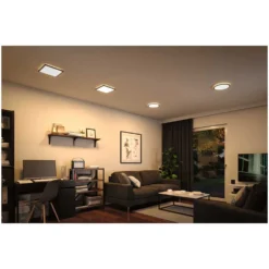 Paulmann LED-Panel Atria Shine Schwarz Ø 190 Mm / 11,2 W / 850 Lm / 3'000 K -Lampen & Leuchten affär 554008 4