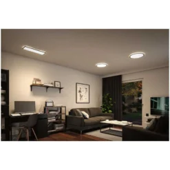 Paulmann LED-Panel Atria Shine Dimmbar Schwarz Ø 420 Mm / 22 W / 2'300 Lm -Lampen & Leuchten affär 554016 5