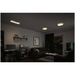 Paulmann LED-Panel Atria Shine Dimmbar Schwarz Ø 420 Mm / 22 W / 2'300 Lm -Lampen & Leuchten affär 554016 7
