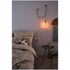 Paulmann LED-Pendelleuchte Neordic Eldar E27 Rot Brüniert Inkl. Stecker -Lampen & Leuchten affär 554021 7