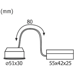 Paulmann LED-Modul Einbauleuchte Coin Nova Dimmbar Satin 51 Mm / 6 W / 470 Lm 7 Paulmann LED-Modul Einbauleuchte Coin Nova Dimmbar Satin 51 Mm / 6 W / 470 Lm -Lampen & Leuchten affär 554038 2