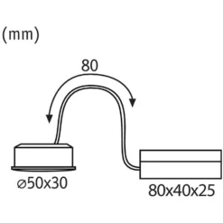 Paulmann LED-Modul Einbauleuchte Nova Plus Coin Dimmbar Satin 51 Mm / 6 W -Lampen & Leuchten affär 554041 4