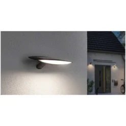 Paulmann Solar-Aussenwandleuchte Kiran Anthrazit 180 Lm Mit Bewegungsmelder -Lampen & Leuchten affär 554047 2