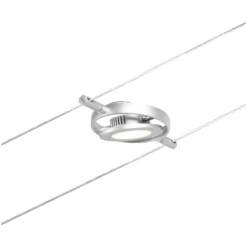 Paulmann LED-Seilsystem Einzelspot RoundMac Matt Chrom 4,5 W / 280 Lm