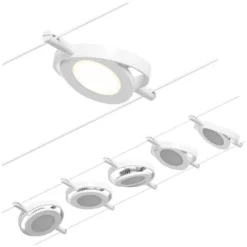 Paulmann LED-Seilsystem-Basis-Set RoundMac Weiss 10 M / 5 X 4,5 W 12 Paulmann LED-Seilsystem-Basis-Set RoundMac Weiss 10 M / 5 X 4,5 W -Lampen & Leuchten affär 554052 3