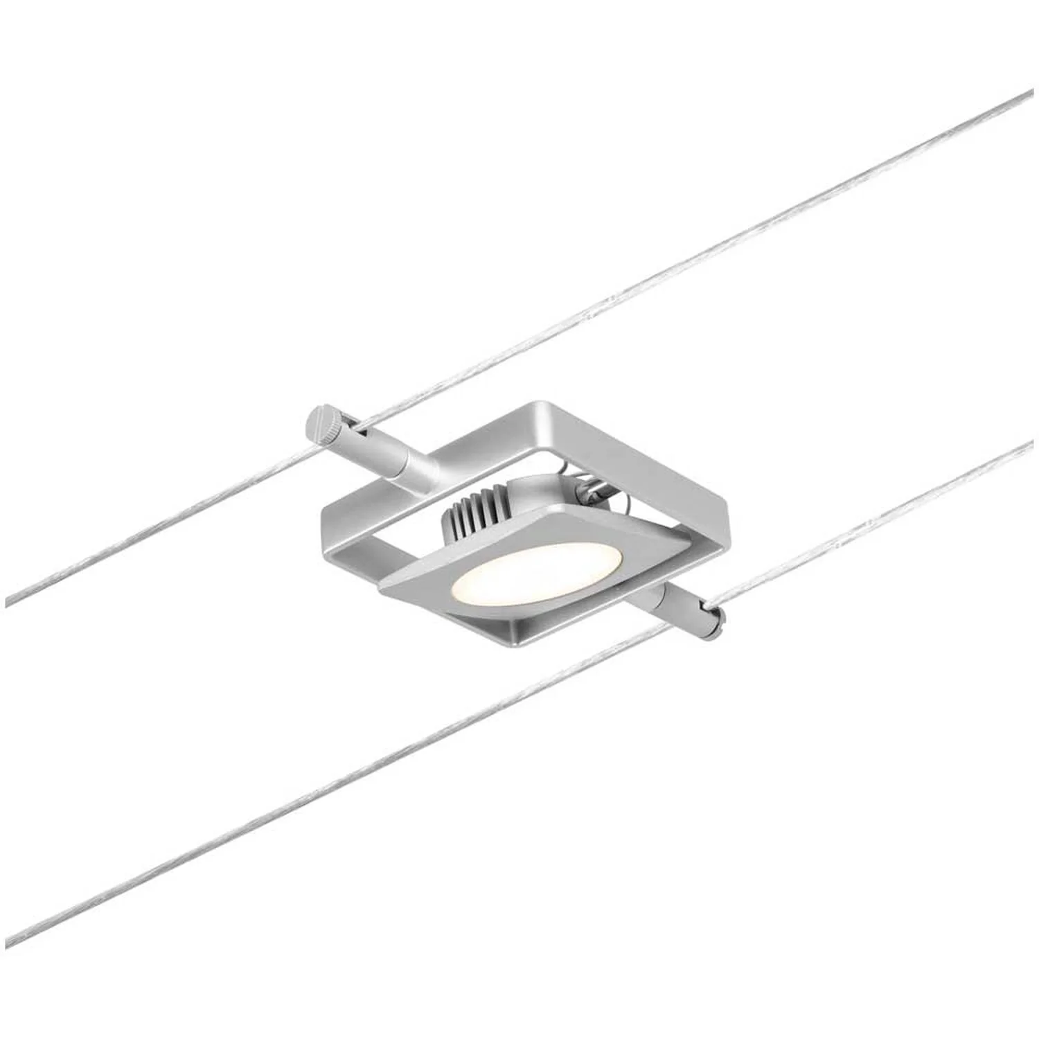 Paulmann LED-Seilsystem Einzelspot MacLED Matt Chrom 4,5 W / 250 Lm 1 Paulmann LED-Seilsystem Einzelspot MacLED Matt Chrom 4,5 W / 250 Lm