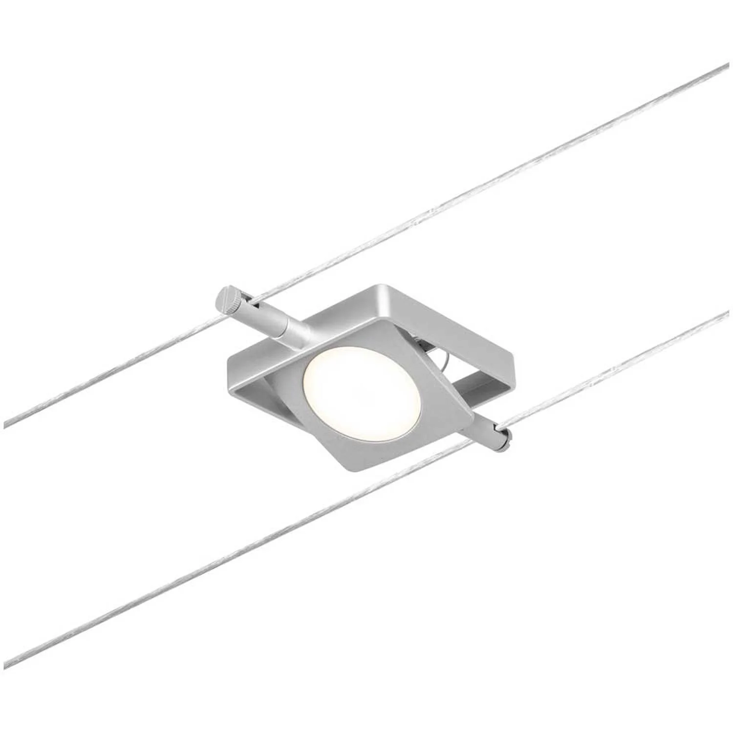 Paulmann LED-Seilsystem Einzelspot MacLED Matt Chrom 4,5 W / 250 Lm 2 Paulmann LED-Seilsystem Einzelspot MacLED Matt Chrom 4,5 W / 250 Lm – Bild 2
