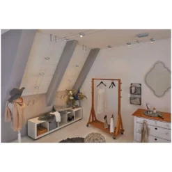 Paulmann Seilsystem-Basis-Set Cardan 5 X GU5,3 Matt Chrom 10 M -Lampen & Leuchten affär 554070 8