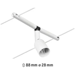 Paulmann Seilsystem Einzelspot Salt GU5,3 Matt Weiss -Lampen & Leuchten affär 554078 6