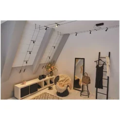 Paulmann Seilsystem Einzelspot Salt GU5,3 Matt Schwarz -Lampen & Leuchten affär 554080 4