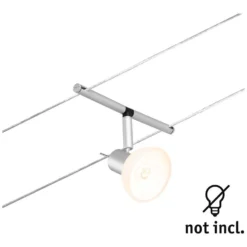 Paulmann Seilsystem Einzelspot Sheela GU5,3 Matt Chrom -Lampen & Leuchten affär 554082 9
