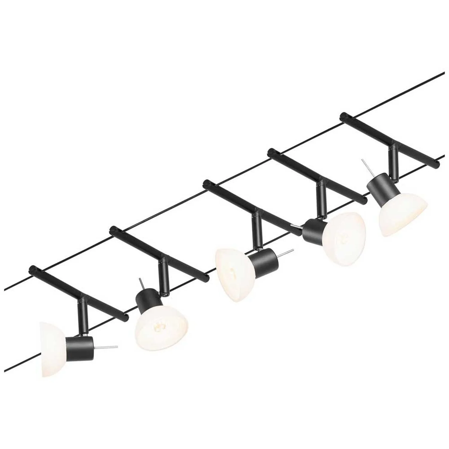 Paulmann Seilsystem-Basis-Set Sheela 5 X GU5,3 Matt Schwarz 10 M 1 Paulmann Seilsystem-Basis-Set Sheela 5 X GU5,3 Matt Schwarz 10 M