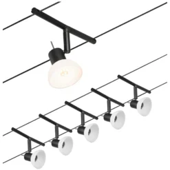 Paulmann Seilsystem-Basis-Set Sheela 5 X GU5,3 Matt Schwarz 10 M 14 Paulmann Seilsystem-Basis-Set Sheela 5 X GU5,3 Matt Schwarz 10 M -Lampen & Leuchten affär 554083 5