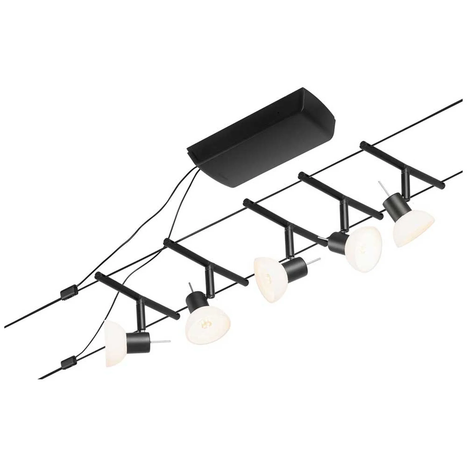 Paulmann Seilsystem-Basis-Set Sheela 5 X GU5,3 Matt Schwarz 10 M 7 Paulmann Seilsystem-Basis-Set Sheela 5 X GU5,3 Matt Schwarz 10 M – Bild 7