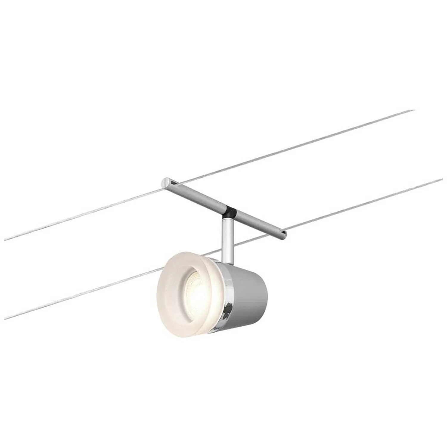 Paulmann Seilsystem Einzelspot Cone GU5,3 Matt Chrom 2 Paulmann Seilsystem Einzelspot Cone GU5,3 Matt Chrom – Bild 2