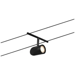 Paulmann Seilsystem-Basis-Set Cup 5 X GU5,3 Matt Schwarz 10 M -Lampen & Leuchten affär 554096 5