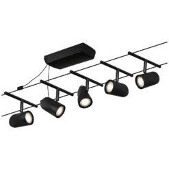 Paulmann Seilsystem-Basis-Set Cup 5 X GU5,3 Matt Schwarz 10 M -Lampen & Leuchten affär 554096 7