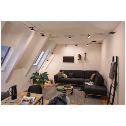 Paulmann LED-Seilsystem Einzelspot Circle Matt Schwarz 5 W / 180 Lm 9 Paulmann LED-Seilsystem Einzelspot Circle Matt Schwarz 5 W / 180 Lm -Lampen & Leuchten affär 554103 5