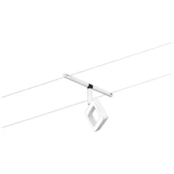Paulmann LED-Seilsystem Einzelspot Frame Matt Weiss 4,8 W / 280 Lm