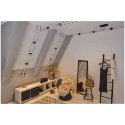 Paulmann Seilsystem Basis-Set Matt Schwarz 12 M / Max. 60 W / 12 V -Lampen & Leuchten affär 554113 1