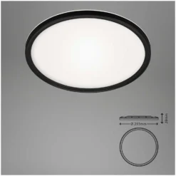 Brilo LED-Panel Slim Schwarz 18 W / 2'400 Lm / Inkl. Fernbedienung 10 Brilo LED-Panel Slim Schwarz 18 W / 2'400 Lm / Inkl. Fernbedienung -Lampen & Leuchten affär 554981 5