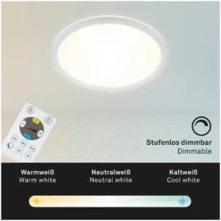 Brilo LED-Panel Slim Weiss 18 W / 2'400 Lm Inkl. Fernbedienung 15 Brilo LED-Panel Slim Weiss 18 W / 2'400 Lm Inkl. Fernbedienung -Lampen & Leuchten affär 554982 4