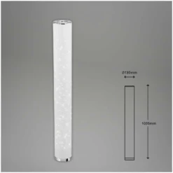 Brilo Stehleuchte Star Sternenhimmeleffekt Weiss-Chrom 12 W / 1'000 Lm -Lampen & Leuchten affär 555480 4