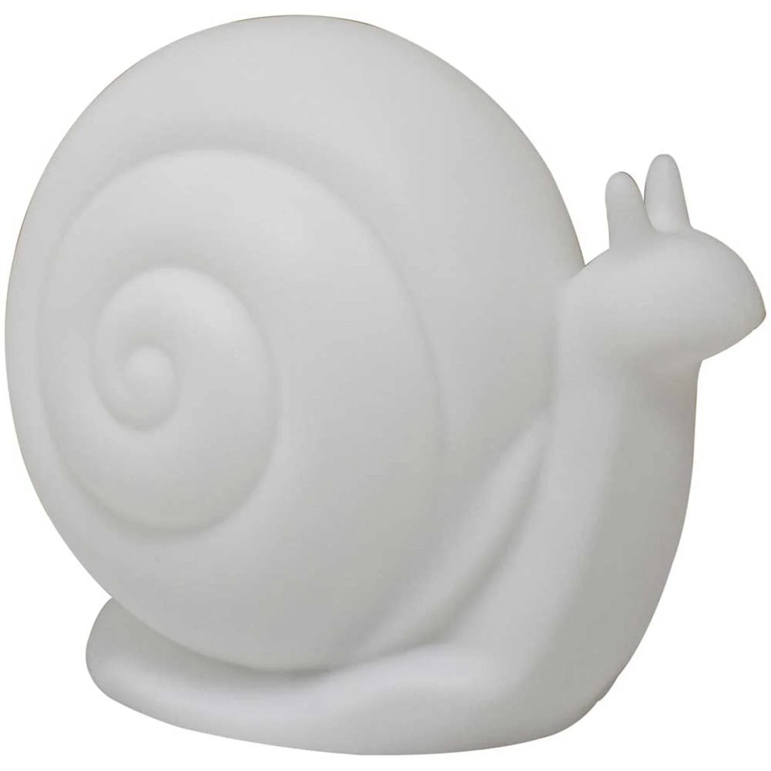 LED-Solarleuchte Schnecke Weiss 1 LED-Solarleuchte Schnecke Weiss